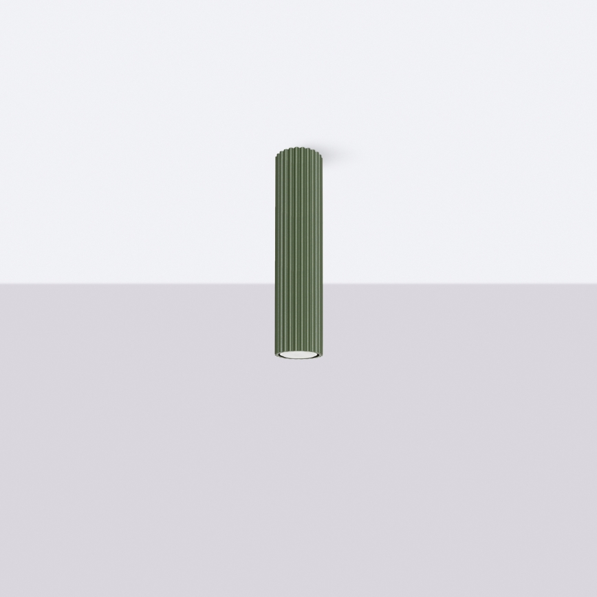 Brilagi - Bodové svítidlo CRESTO 1xGU10/10W/230V 30 cm zelená