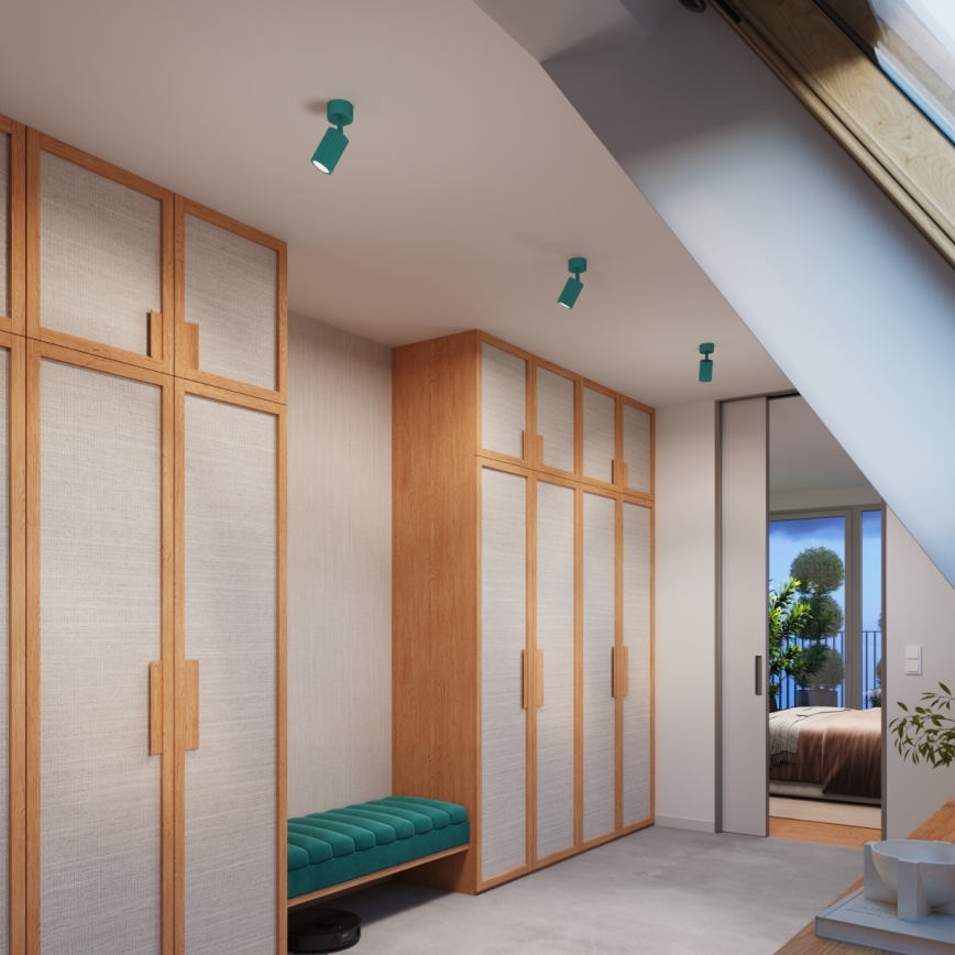 Brilagi - Bodové svítidlo CRESTO 1xGU10/10W/230V tyrkysová