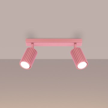 Brilagi - Bodové svítidlo CRESTO 2xGU10/10W/230V růžová