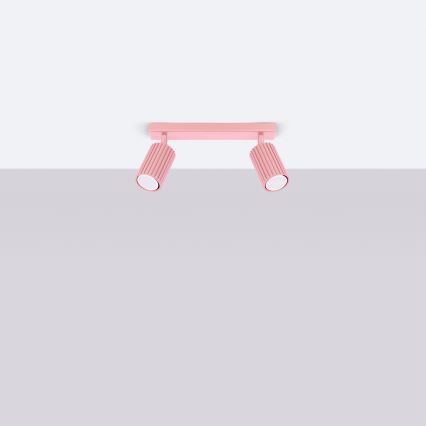 Brilagi - Bodové svítidlo CRESTO 2xGU10/10W/230V růžová