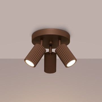 Brilagi - Bodové svítidlo CRESTO 3xGU10/10W/230V hnědá