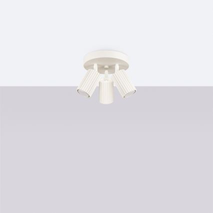 Brilagi - Bodové svítidlo CRESTO 3xGU10/10W/230V krémová