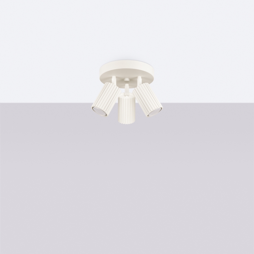 Brilagi - Bodové svítidlo CRESTO 3xGU10/10W/230V krémová