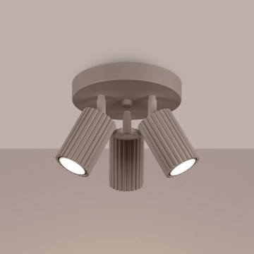 Brilagi - Bodové svítidlo CRESTO 3xGU10/10W/230V taupe