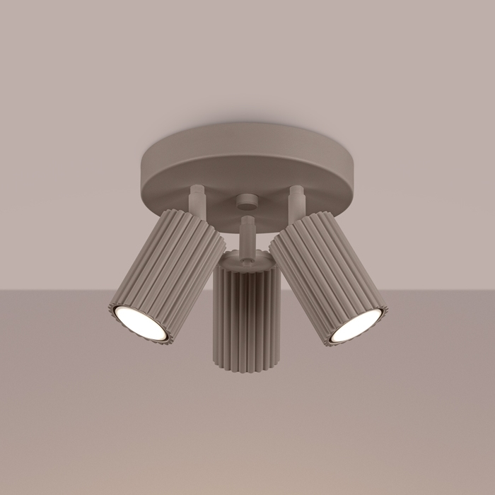 Brilagi - Bodové svítidlo CRESTO 3xGU10/10W/230V taupe