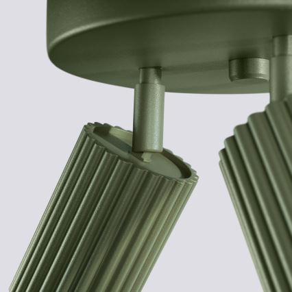 Brilagi - Bodové svítidlo CRESTO 3xGU10/10W/230V zelená