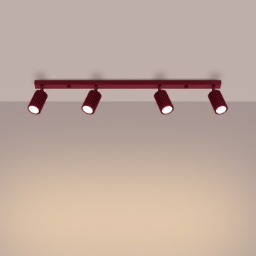 Brilagi - Bodové svítidlo CRESTO 4xGU10/10W/230V burgundy