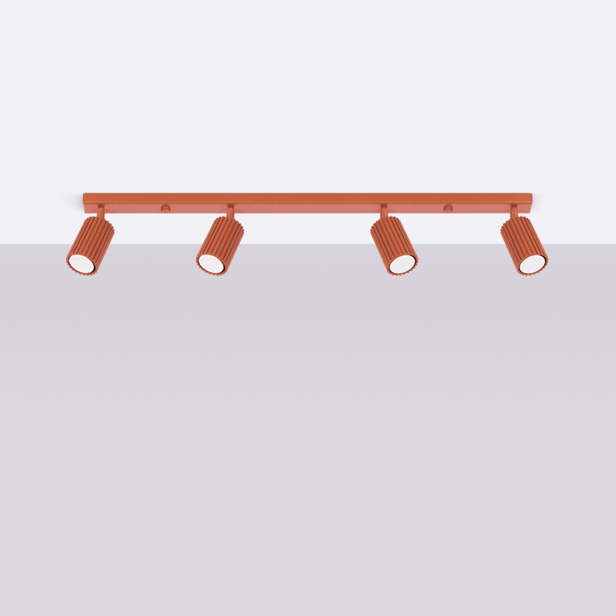 Brilagi - Bodové svítidlo CRESTO 4xGU10/10W/230V červená