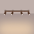 Brilagi - Bodové svítidlo CRESTO 4xGU10/10W/230V hnědá
