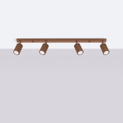 Brilagi - Bodové svítidlo CRESTO 4xGU10/10W/230V hnědá