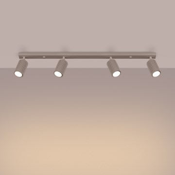 Brilagi - Bodové svítidlo CRESTO 4xGU10/10W/230V taupe