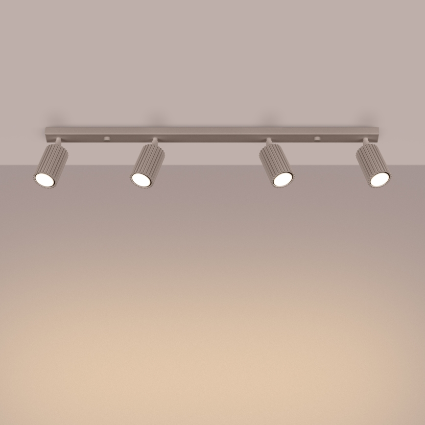 Brilagi - Bodové svítidlo CRESTO 4xGU10/10W/230V taupe