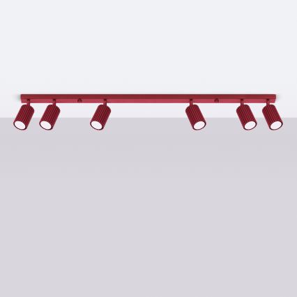 Brilagi - Bodové svítidlo CRESTO 6xGU10/10W/230V burgundy