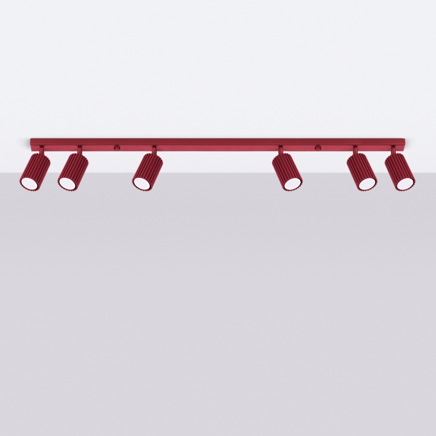 Brilagi - Bodové svítidlo CRESTO 6xGU10/10W/230V burgundy