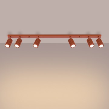 Brilagi - Bodové svítidlo CRESTO 6xGU10/10W/230V červená