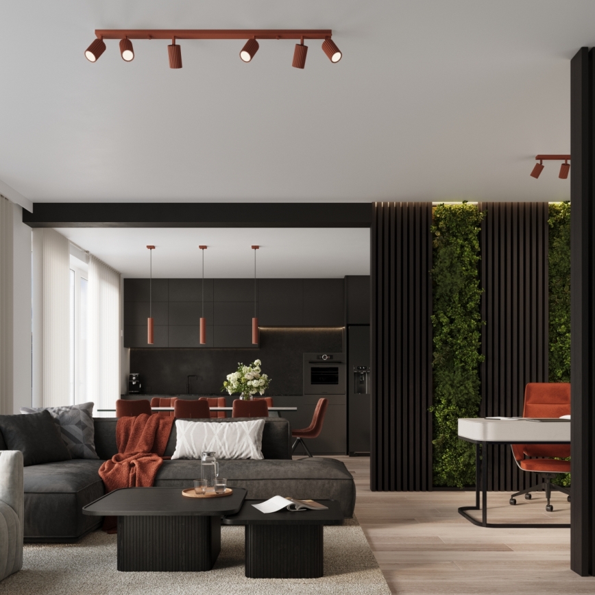 Brilagi - Bodové svítidlo CRESTO 6xGU10/10W/230V červená