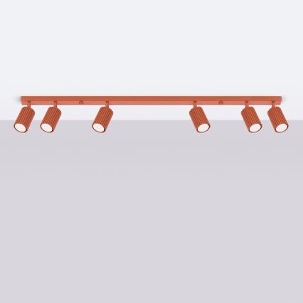 Brilagi - Bodové svítidlo CRESTO 6xGU10/10W/230V červená