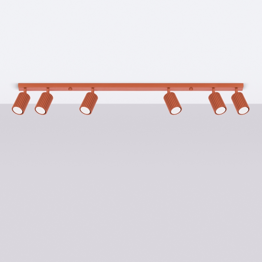 Brilagi - Bodové svítidlo CRESTO 6xGU10/10W/230V červená