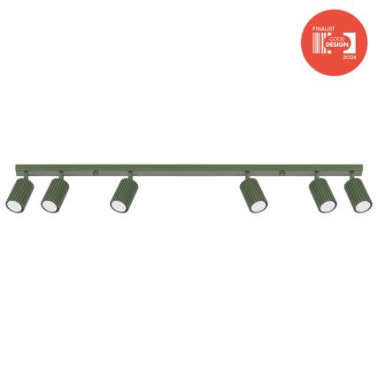 Brilagi - Bodové svítidlo CRESTO 6xGU10/10W/230V zelená