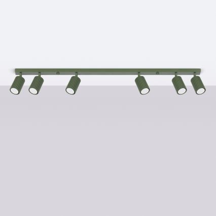 Brilagi - Bodové svítidlo CRESTO 6xGU10/10W/230V zelená