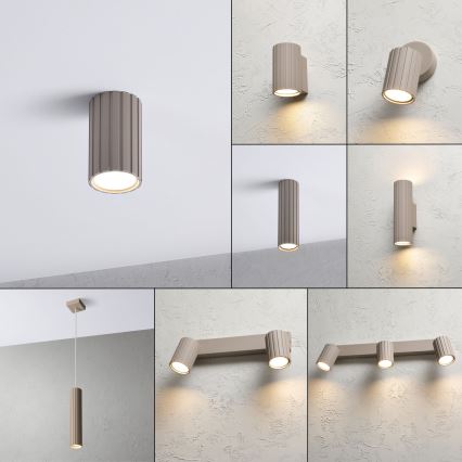 Brilagi - Bodové svítidlo CRISPINA 1xGU10/10W/230V 10 cm béžová