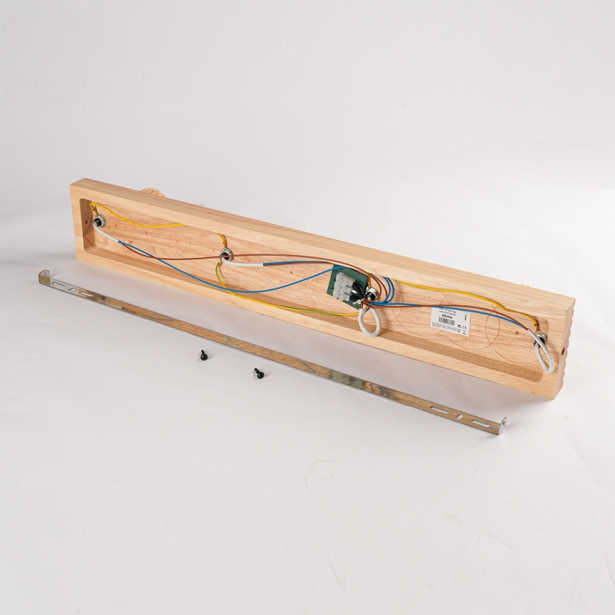 Brilagi - Bodové svítidlo HYGGE 4xE14/15W/230V kaučukovník/kouřová