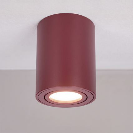 BRILAGI - Bodové svítidlo MIA 1xGU10/30W/230V 100x80 mm burgundy