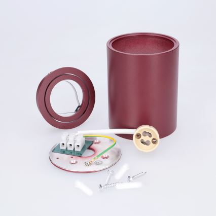 BRILAGI - Bodové svítidlo MIA 1xGU10/30W/230V 100x80 mm burgundy