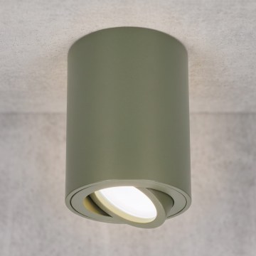 BRILAGI - Bodové svítidlo MIA 1xGU10/30W/230V 100x80 mm tmavě zelená