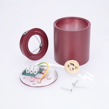 BRILAGI - Bodové svítidlo MIA 1xGU10/30W/230V 84x80 mm burgundy