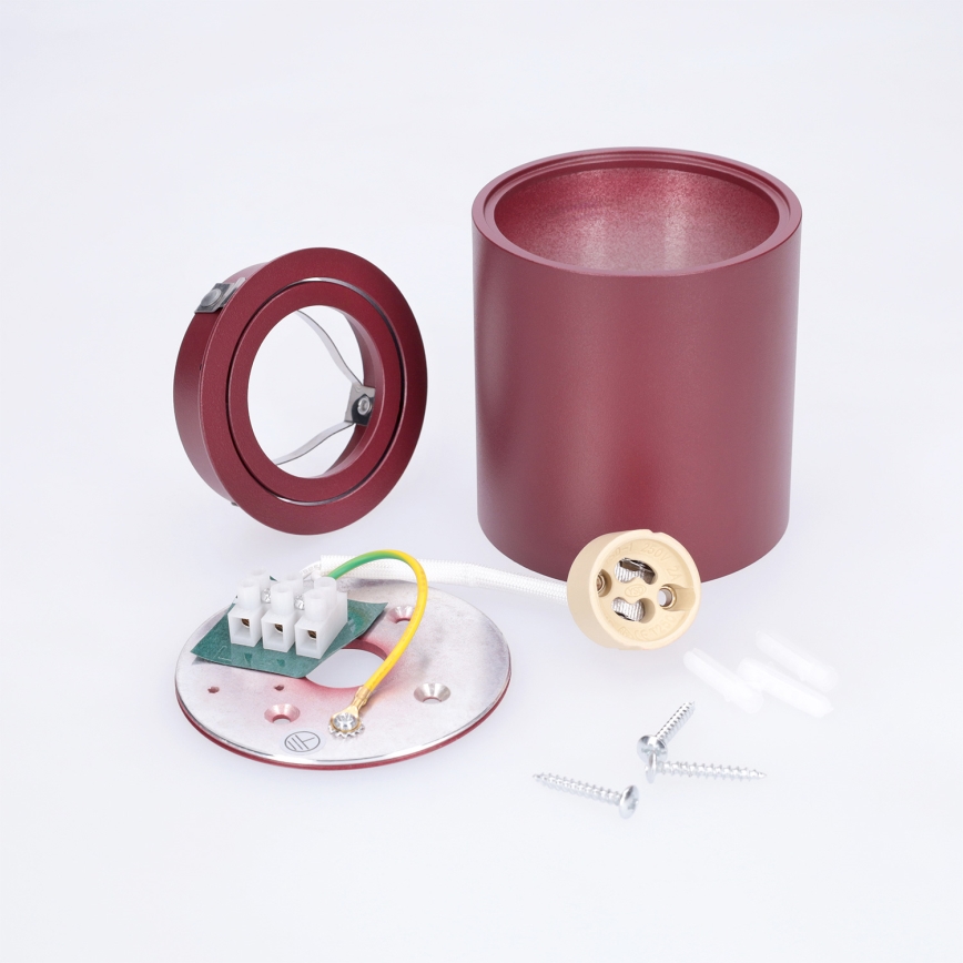 BRILAGI - Bodové svítidlo MIA 1xGU10/30W/230V 84x80 mm burgundy