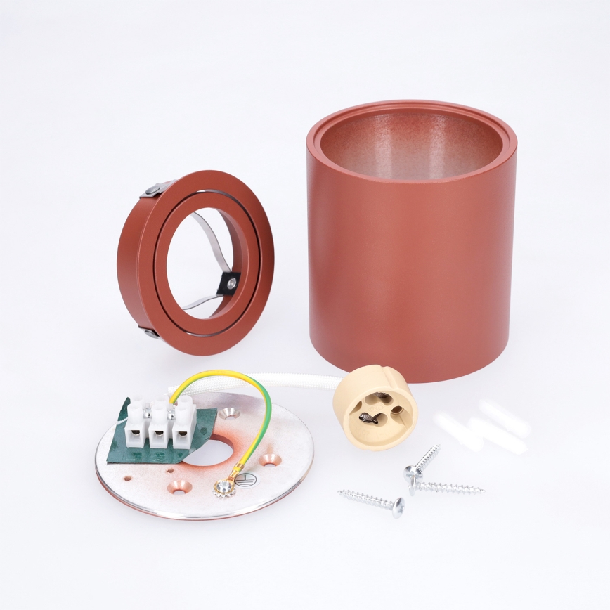 BRILAGI - Bodové svítidlo MIA 1xGU10/30W/230V 84x80 mm hnědá