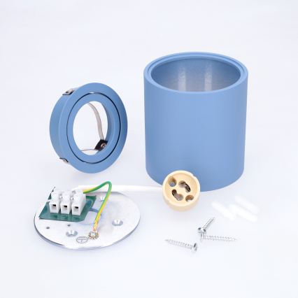 BRILAGI - Bodové svítidlo MIA 1xGU10/30W/230V 84x80 mm modrá
