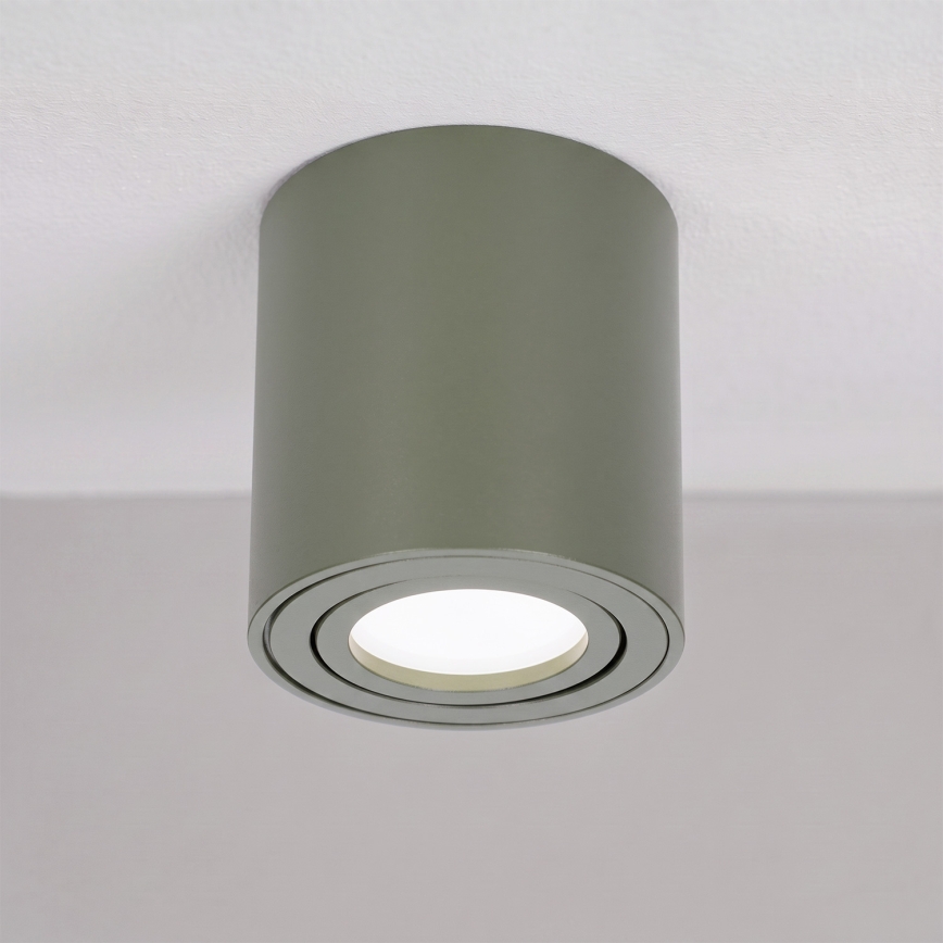BRILAGI - Bodové svítidlo MIA 1xGU10/30W/230V 84x80 mm tmavě zelená