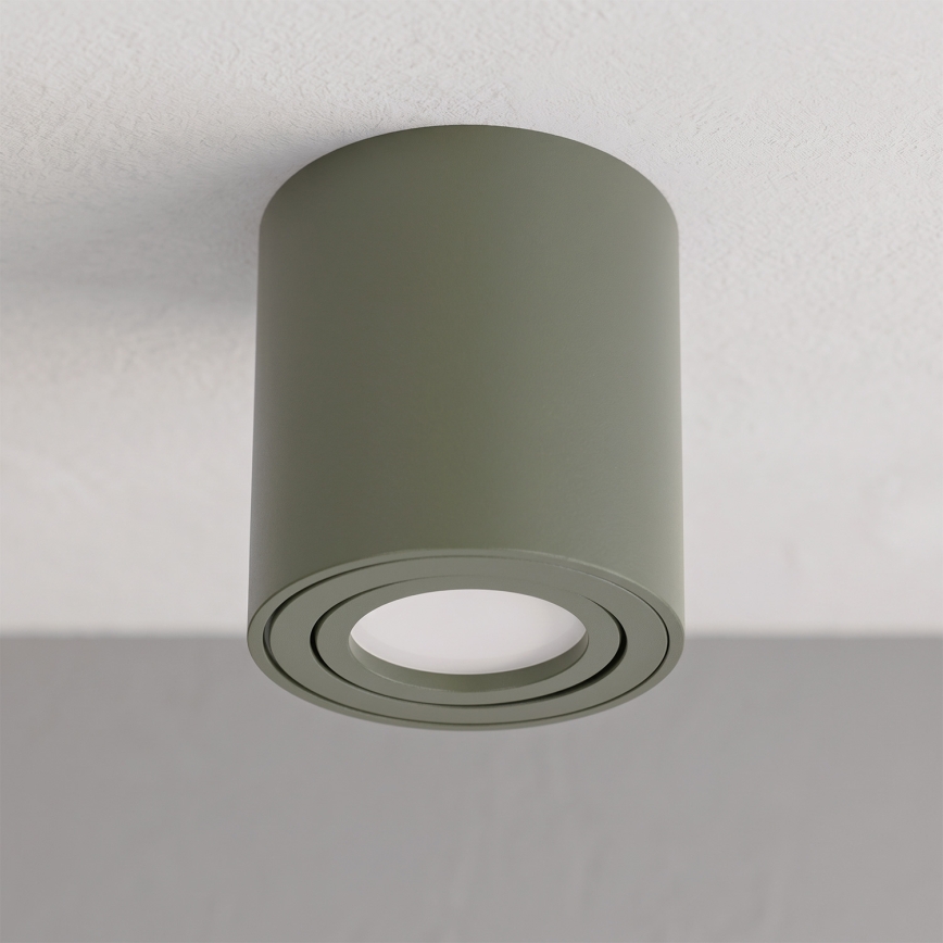 BRILAGI - Bodové svítidlo MIA 1xGU10/30W/230V 84x80 mm tmavě zelená