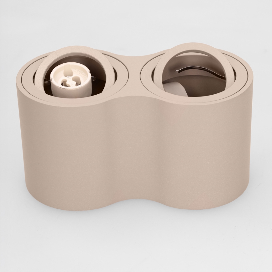 Brilagi - Bodové svítidlo MIA DOUBLE 2xGU10/30W/230V béžová