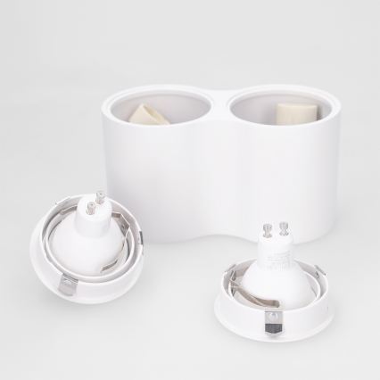 BRILAGI - Bodové svítidlo MIA DOUBLE 2xGU10/30W/230V bílá