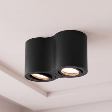 Brilagi - Bodové svítidlo MIA DOUBLE 2xGU10/30W/230V černá
