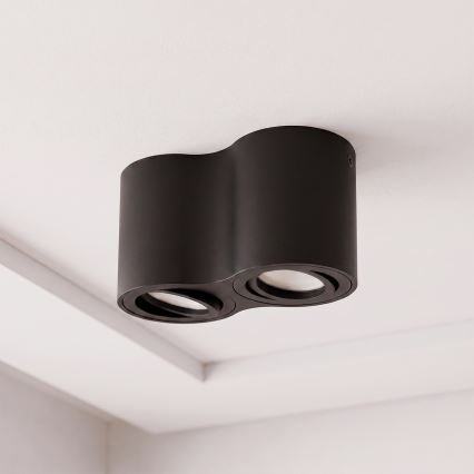 Brilagi - Bodové svítidlo MIA DOUBLE 2xGU10/30W/230V černá