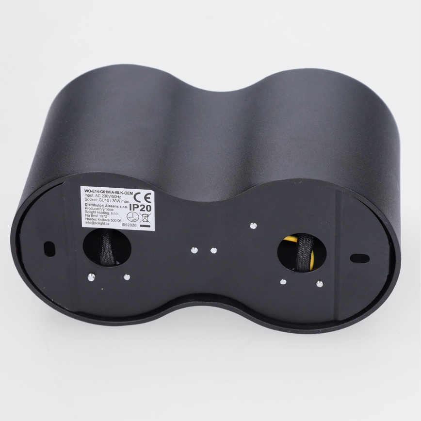 Brilagi - Bodové svítidlo MIA DOUBLE 2xGU10/30W/230V černá