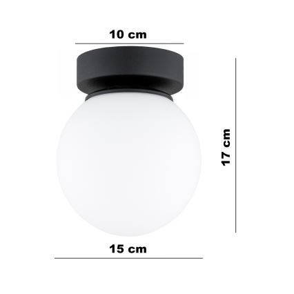 Brilagi - Bodové svítidlo MILO 1xE27/60W/230V černá
