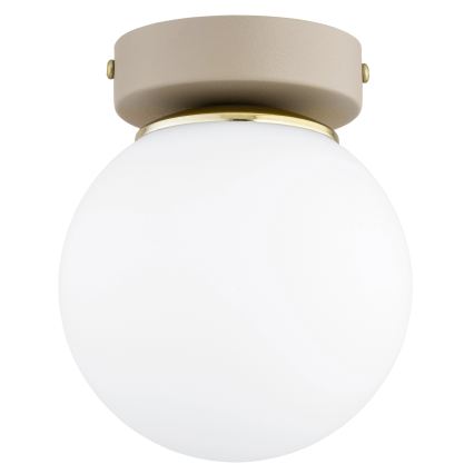 Brilagi - Bodové svítidlo MILO ECRU 1xE27/60W/230V béžová/zlatá