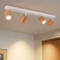 BRILAGI - Bodové svítidlo MODERN WOOD 4xGU10/8W/230V dřevo/bílá