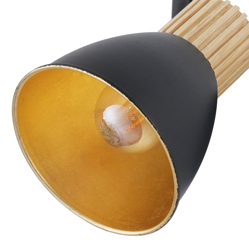 Brilagi - Bodové svítidlo ODENSE 2xE14/10W/230V dřevo/černá