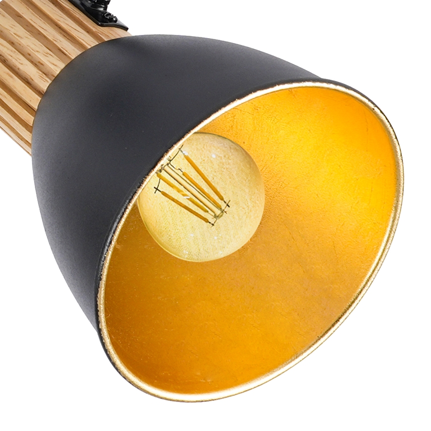 Brilagi - Bodové svítidlo ODENSE 4xE14/10W/230V kaučukovník/černá