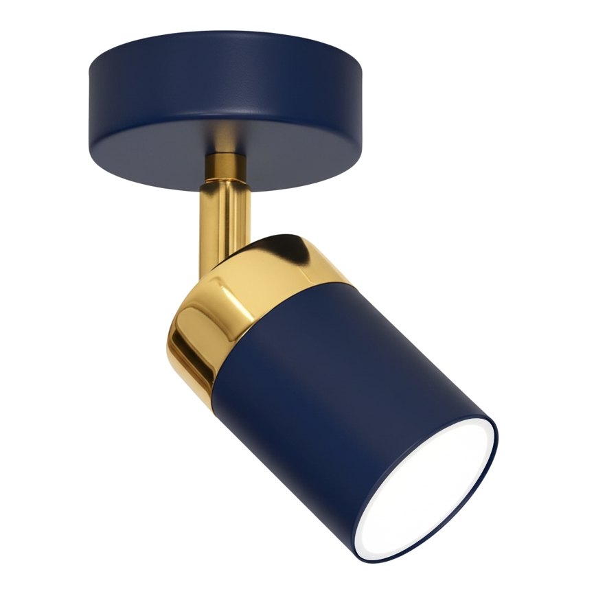 Brilagi - Bodové svítidlo POKER 1xGU10/25W/230V modrá/zlatá