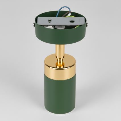 Brilagi - Bodové svítidlo POKER 1xGU10/25W/230V zelená/zlatá