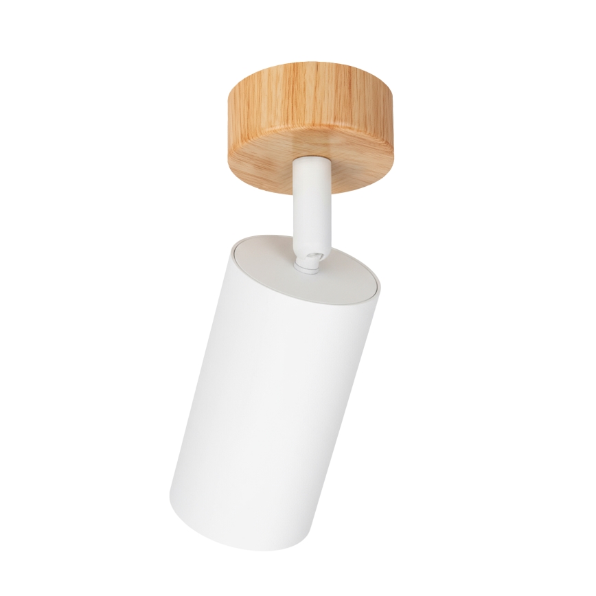 Brilagi - Bodové svítidlo SELE 1xGU10/30W/230V bílá/dekor dubu