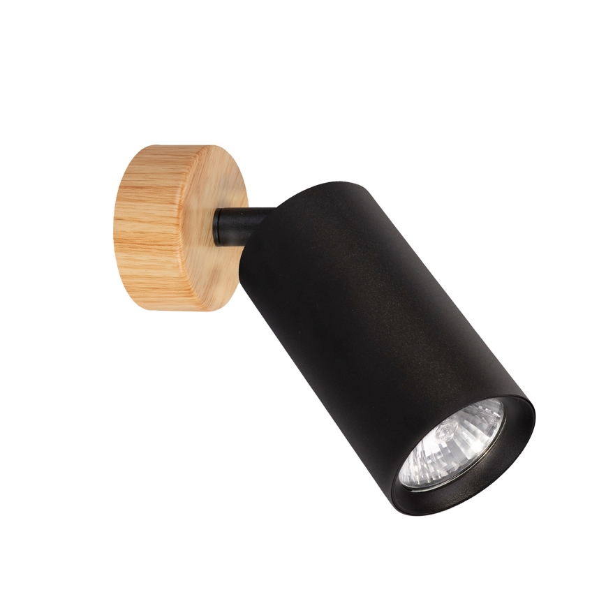 Brilagi - Bodové svítidlo SELE 1xGU10/30W/230V černá/dekor dubu