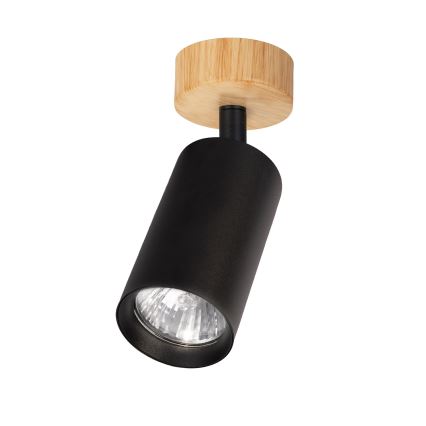 Brilagi - Bodové svítidlo SELE 1xGU10/30W/230V černá/dekor dubu
